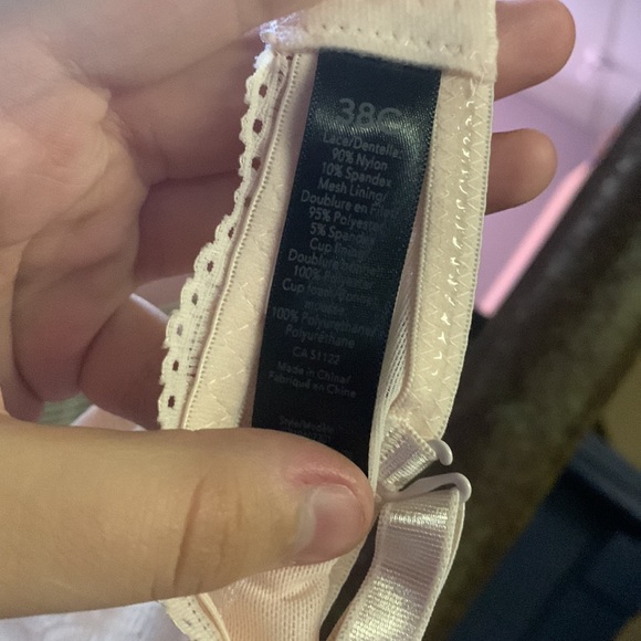 Light Pink George 6 Way Convertible bra clear plastic straps included - Picture 7 of 7